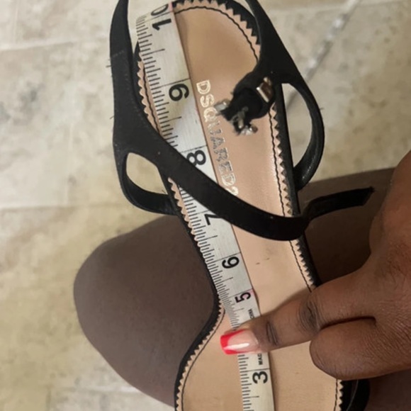 DSQUARED Satin Bejeweled Heels - Picture 10 of 11